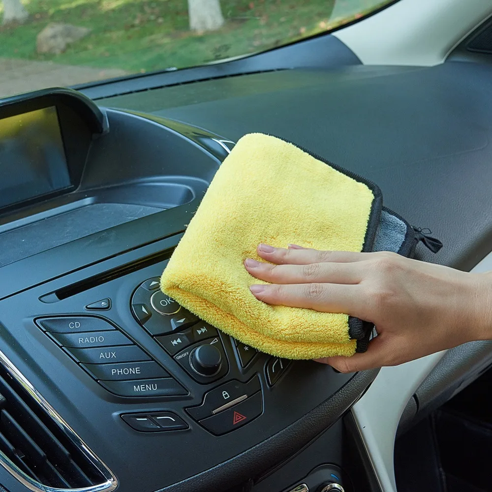 Microfiber Car Cleaning Cloths Ultra Soft Buffing Wax Polish Towels