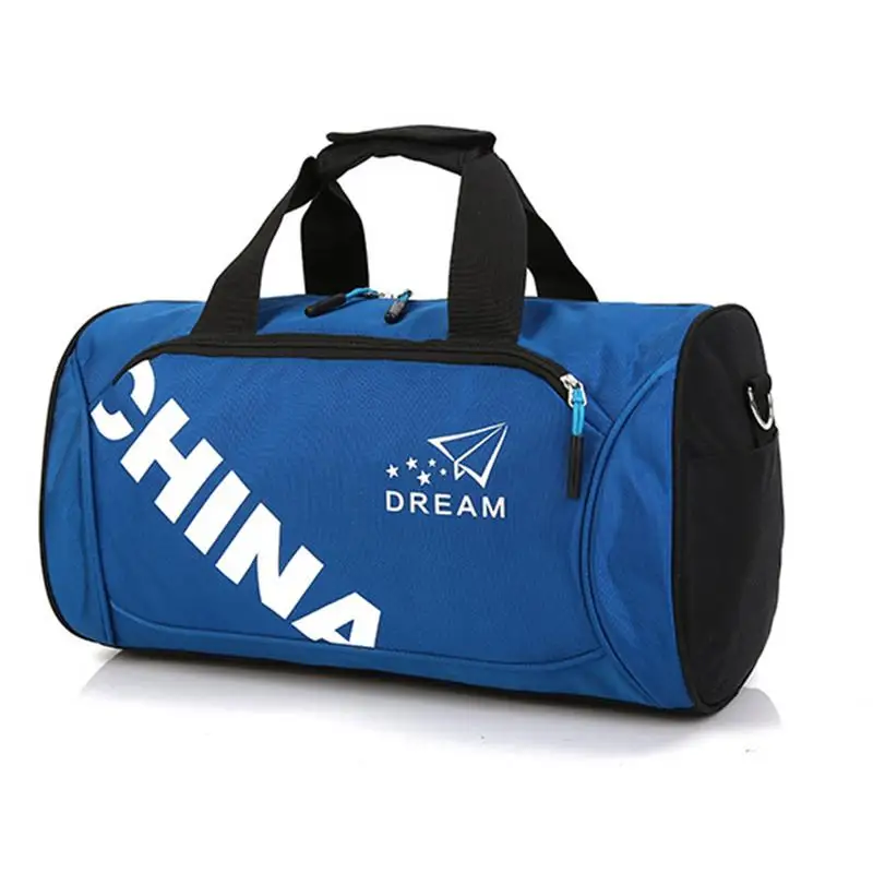 Продукт Nylong женский Yoga Pack спортивная сумка мужская обувь, непромокаемая сумка на одно плечо для тренировок посылка большой емкости магазин - Цвет: Синий