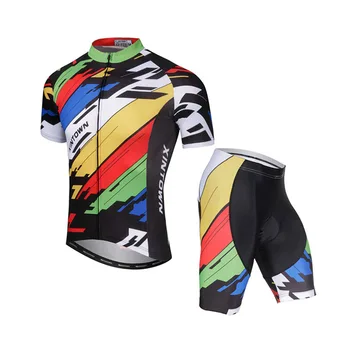 

2020 Summer Quick-Dry Cycling Jersey Set MTB Road Bicycle Cycling Clothing Breathable Mountain Bike Clothes Cycling Set