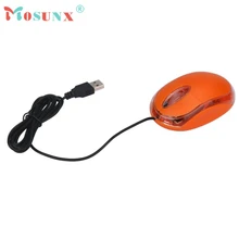 Optical Wired USB Gaming Mouse Top Quality Office New Design Fashion Work 1200DPI Mice For PC Laptop Orange iRato 17July11