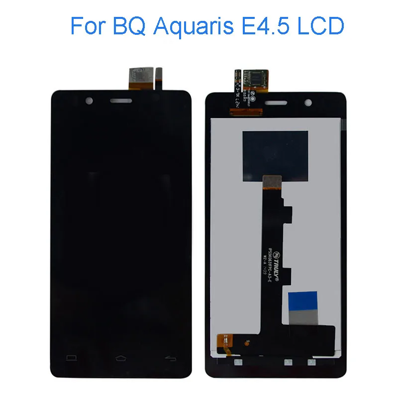Оригинальный ЖК-Дисплей И Сенсорный Экран digitizer Тяга для BQ Aquaris E4.5 ЖК Бесплатная