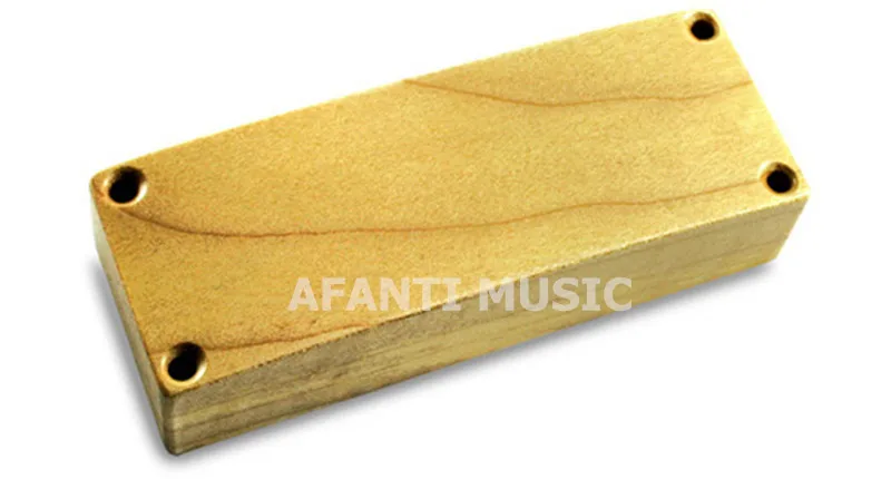 Afanti музыкальная Массивная древесина клена-стандартный бас звукосниматель для гитары