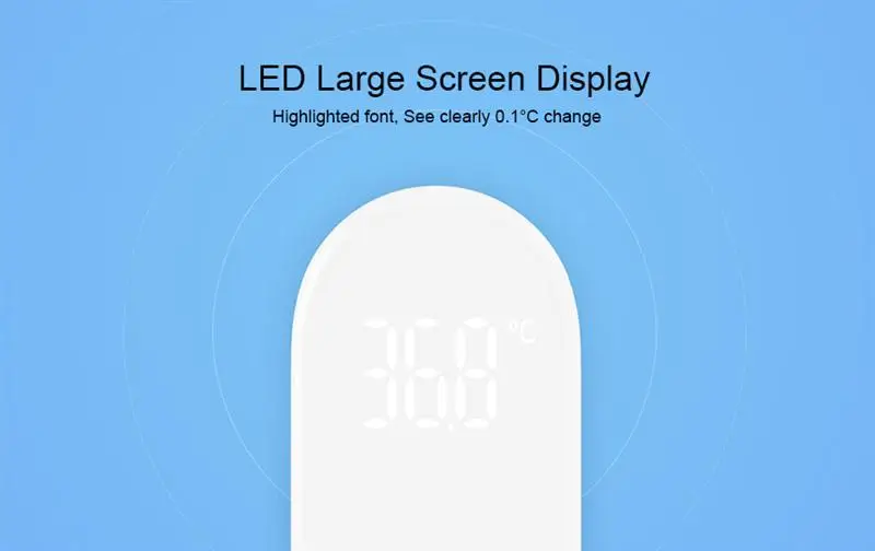 Новый оригинальный Xiaomi Mijia iHealth термометр бесконтактный детский уход цифровой инфракрасный термометр со светодиодный ным экраном