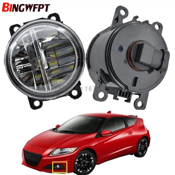 

2Pcs/pair Car styling Hight Power LED Fog Light Lamp Assembly White 6000K For Honda CR-Z CRZ 2013-2015