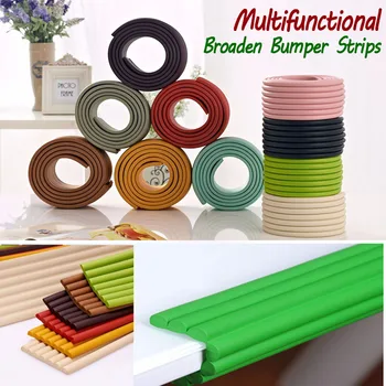

Multifunctional 2M Broaden Super Soft Resilient Bumper Strips Glass Table Edge Corner Guards Cushion Strip Baby Safety Products