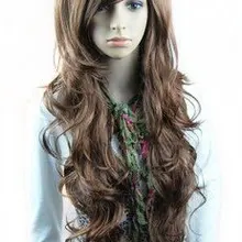 StrongBeauty светильник Коричневый Женский длинные волнистые синтетические парики