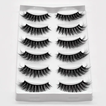 

NEW 6 pairs natural false eyelashes fake lashes long makeup 3d mink lashes eyelash extension mink eyelashes for beauty