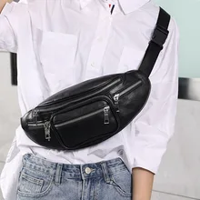 Новая модная женская Поясная Сумка Водонепроницаемые сумки на талию pu кожаная повседневная сумка-пояс многофункциональная