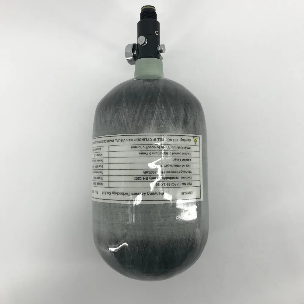 2L CE 300Bar M18*1.5 Paintball/PCP Mini Scuba Tank Carbon Fiber Cylinder For Pcp Regulator AirGun/Airforce Condor with Acecare 2L CE 300Bar M18*1.5 Paintball/PCP Mini Scuba Tank Carbon Fiber Cylinder For Pcp Regulator AirGun/Airforce Condor with Acecare
