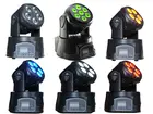 5pcs 15W 5in1 RGBWA LED Moving Head DMX Stage DJ Club Party Show 120W Wash 90-240v MINI Moving Head light Free Ship Stage Lamp