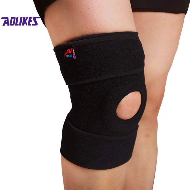 AOLIKES 1PCS Gym Knee Pads Meniscus Protetor Joelho Support Brace Damping Kneepad Rodilleras