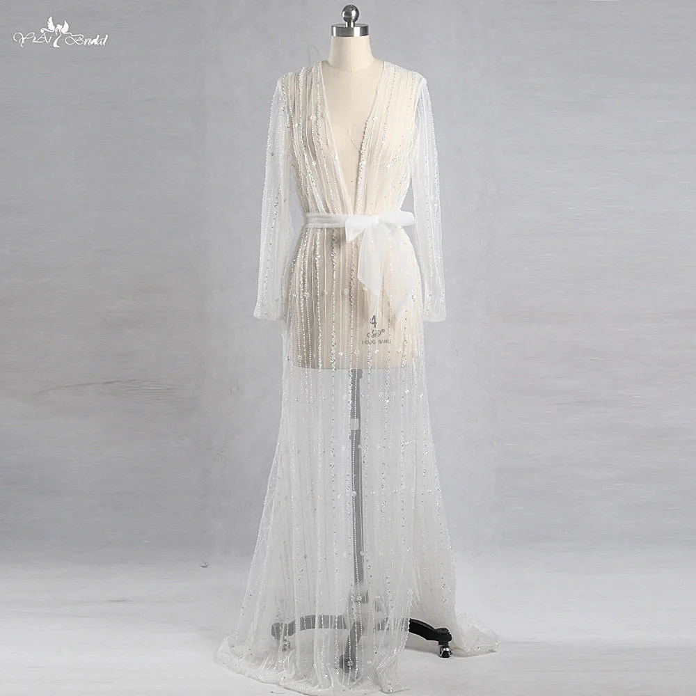RSW1412 Yiaibridal реальные фотографии работы длинный рукав сексуальный просвечивающий