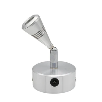 

jewelry display cabinet lamp,rotatable remote control rechargable battery lamp, 1W 3W wireless accent remote spot light