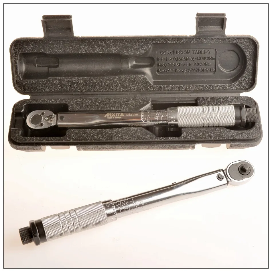 MXITA 1/4 &quotгаечный ключ динамометрический Capri Tools W/Чехол фунт 5 25 нм регулируемый