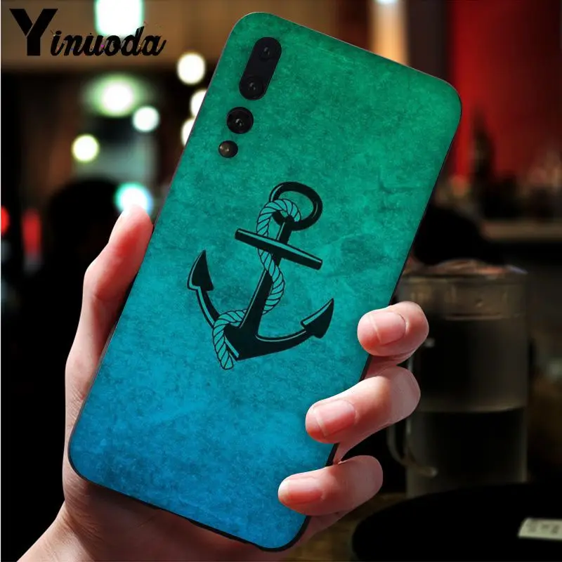 Anchor boat blue heart band