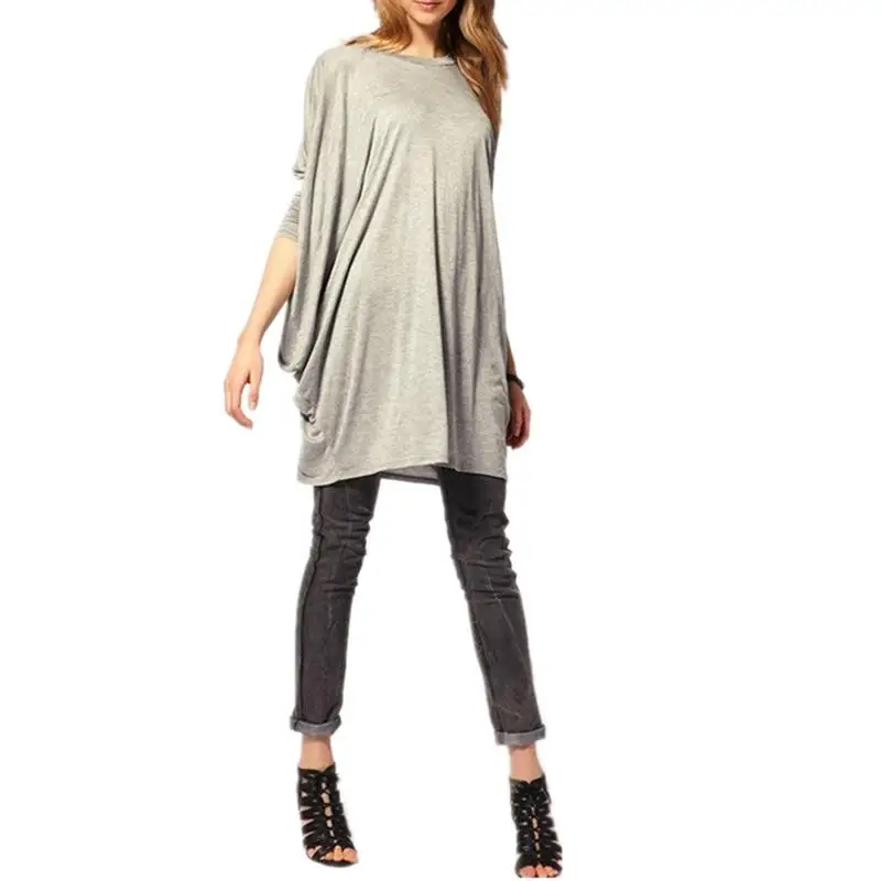 Zanzea, Vestido, женские рубашки с длинным рукавом, Женская Повседневная Туника, топы, одноцветная рубашка, женская блуза размера плюс 5XL