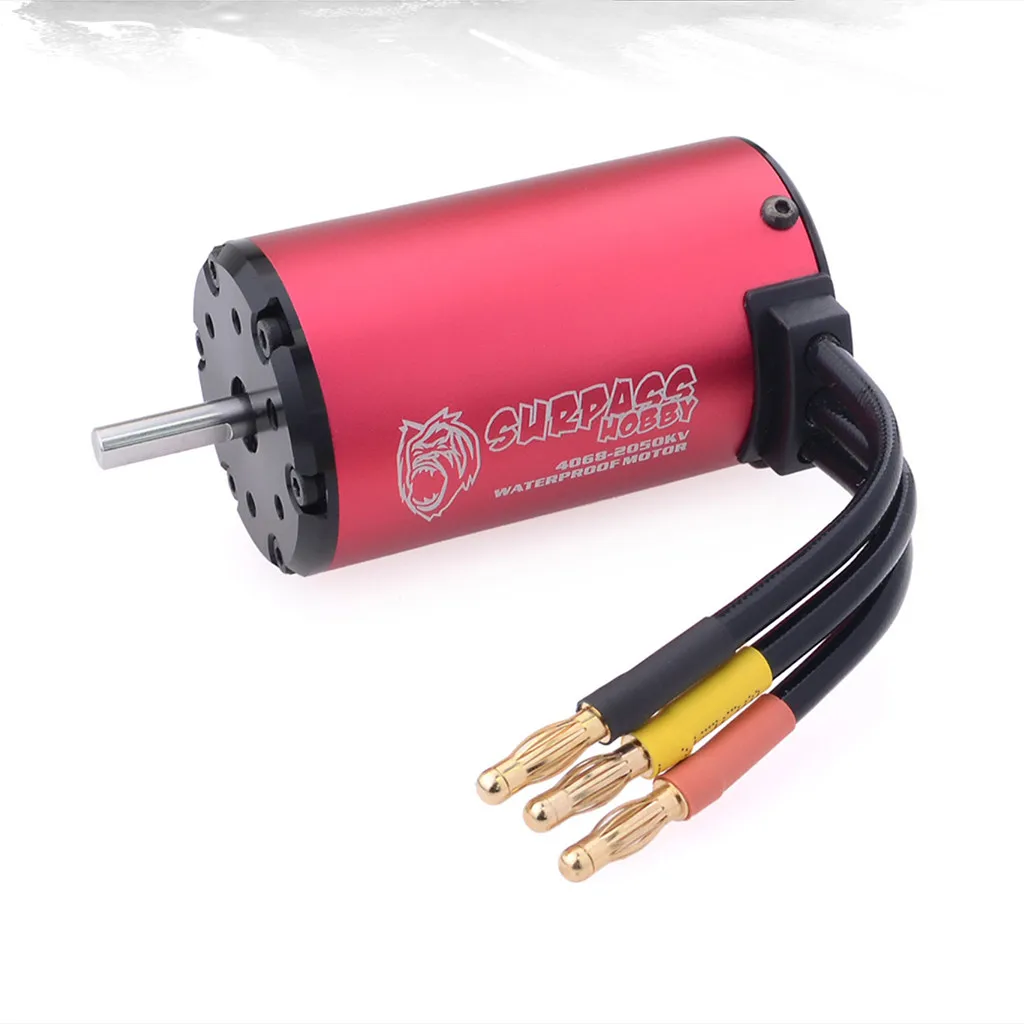Водонепроницаемый комбо 4068 2050KV бесщеточный мотор w/150A ESC для 1/8 RC гоночного автомобиля высокого качества RC автозапчасти