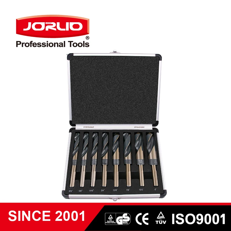 

8PC /SET HSS Deming Drill BitsTip Cutting Diameter Metal Twist Drill Bit set Drilling Hole Tool