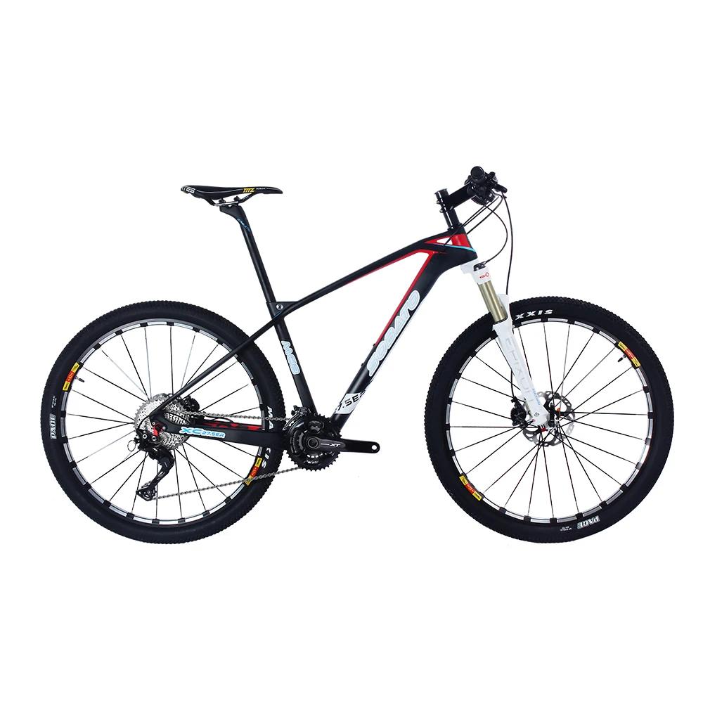 Cheap T700 Carbon mtb frame 27.5er UD Matte 17" Mountain Bike  142*12 thru axle Disc Brake 22 speed  Size 14.5"/16"/17.5"/19" 0