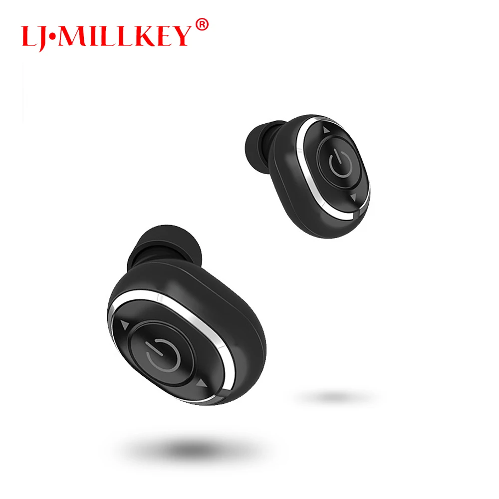 Waterproof True Sport Wireless Earbuds TWS Mini Bluetooth font b Earphone b font Earpiece with Power
