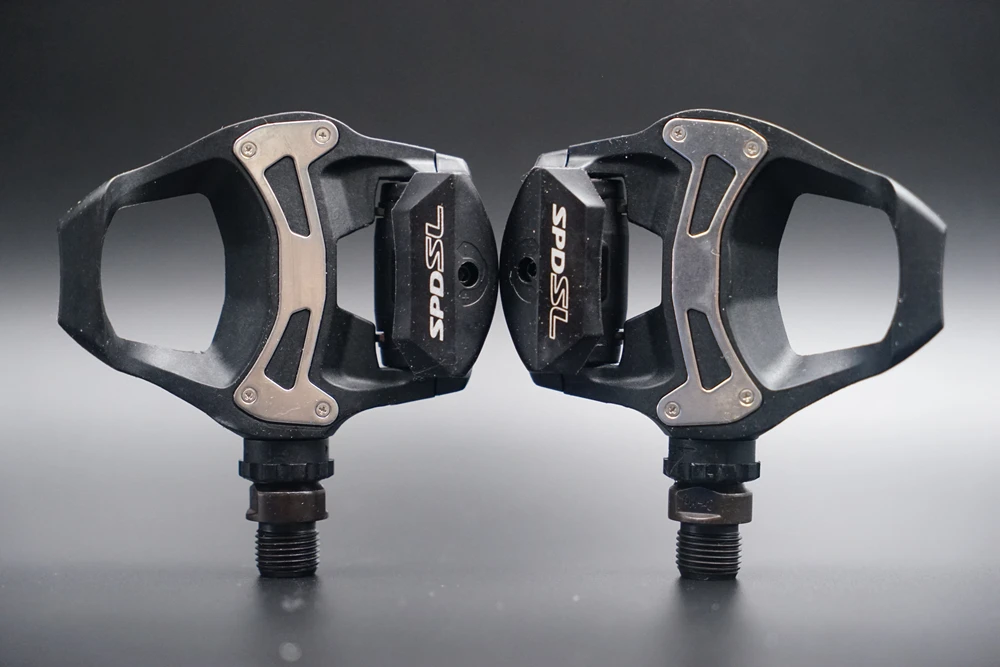 Shimano R550 SPD SL Бесклипсова дорожный педали велосипедные дорог самозакрывающаяся