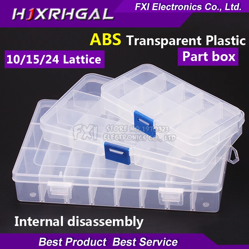 10/15/24 rejillas herramientas caja de embalaje componentes electrónicos prácticos portátiles caja de almacenamiento/caja de piezas/Herramienta caja/caja 10/15/24 rejillas herramientas caja de embalaje componentes electrónicos prácticos portátiles caja de almacenamiento/caja de piezas/Herramienta caja/caja