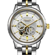 Classic Men Watch Top Brand Luxury Full Stainless steel Mechanical Watch men Fashion Clcok Business Wrist watches reloj hombre
