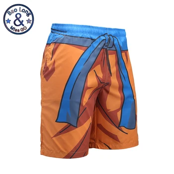 

Mr.BaoLong 3D Mens Beach Shorts Anime Print Dragon Ball GOKU Harajuku Boardshorts Hombre board shorts S-3XL