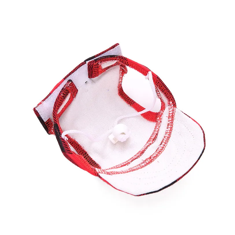 Fashion Plaid Pets Cap Hat Dog Cat Headband Summer Outdoor Headdress Costumes Hair Band Sun Hat Festival Cat Dog Band 40JA11 (1)