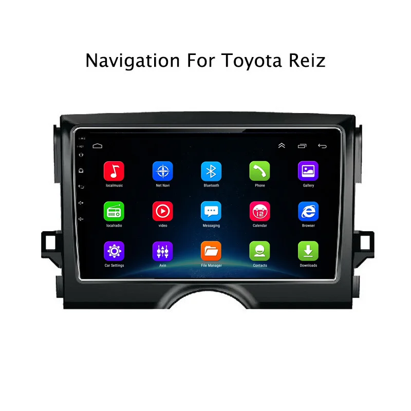 Sale 9" 2G RAM 32G ROM Car DVD GPS Navigation For Toyota Reiz 2010-2013 with Radio Head Unit,support 4G LTE 1