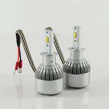 H7 Car Headlight Kit LED Bulb 7600Lm 72W Set 12V 24V Flip Chip 6000K Truck Fog Head Lamp All In One C6F