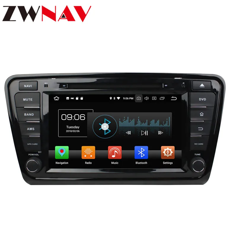Top 4G+32G android 8.0 car dvd player head unit for VW OCTAVIA 2014 -2016 multimedia player car radio stereo gps navigation BT wifi 11
