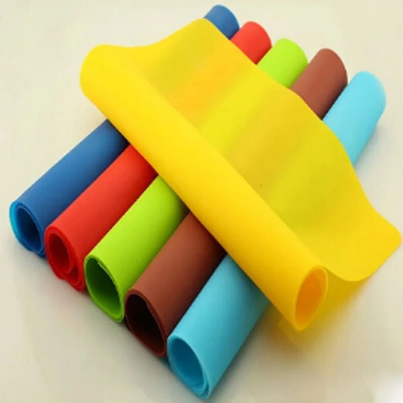 

40x30cm Silicone Mats Heat Insulation Pad Bakeware Kid Table Mat Baking Liner Best Silicone Oven Mat