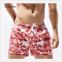 Бренд taustiem мужские купальники пляжные шорты для серфинга трусы боксеры быстросохнущие Короткие Брюки с карманами морская повседневная короткая подошва