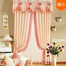 Горячая занавеска готовая занавеска настоящее качество деревенская детская набивная ткань штора s ткань римские жалюзи кружевные занавески