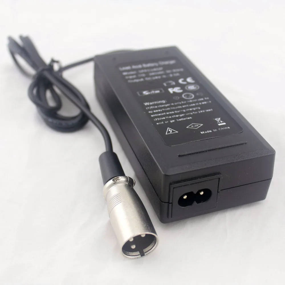 Electric power wheelchair battery charger 24V 2A for lead acid battery