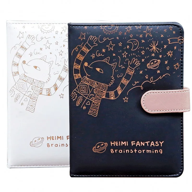 Planner Creative Leather Notebook Hand Book Cute Japanese Stationery Blank Soft Cover Cartoon Diary Agenda School Notepad Gifts |