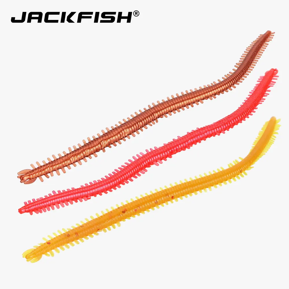 JACKFISH, мягкий червь, 10 шт./лот, мягкая рыболовная приманка, головка джига, 13,7 см/2 г, Мягкая приманка, плавающие приманки для ловли карпа, рыболовные снасти