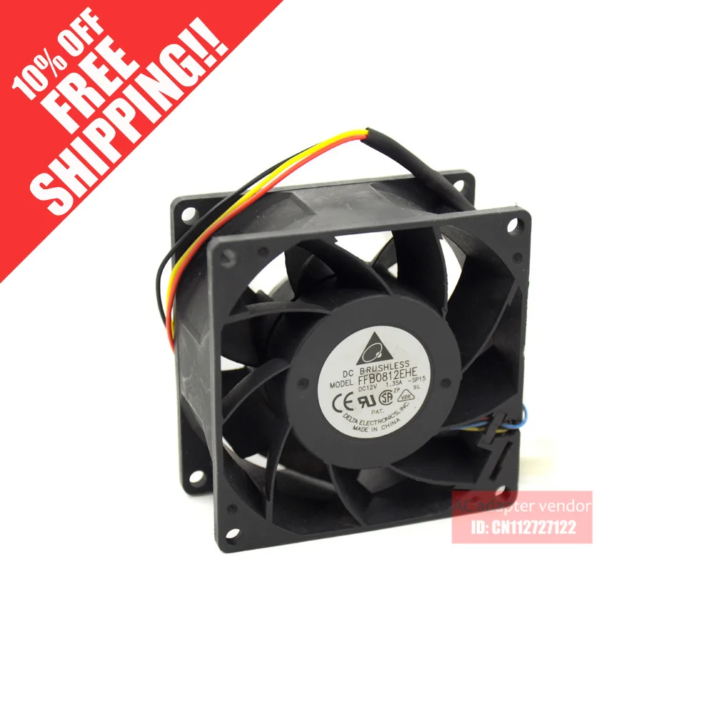 Дельта 8 см 8038 1.35A FFB0812EHE ШИМ 12 В скорости вентилятора охлаждения|cooling fan|cooling fan 12v12v