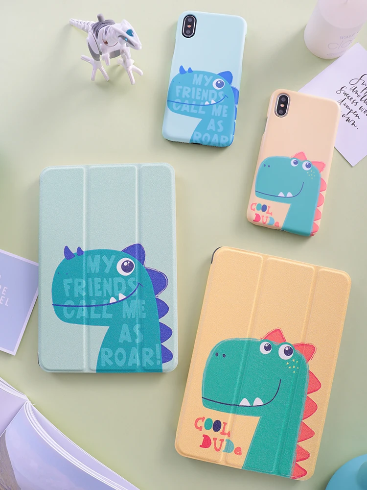 

Dinosaur Magnetic Flip Cover For iPad Pro 9.7 10.5 11 12.9 Air Air2 Mini 1 2 3 4 Tablet Case cover for New iPad 9.7 2017 2018