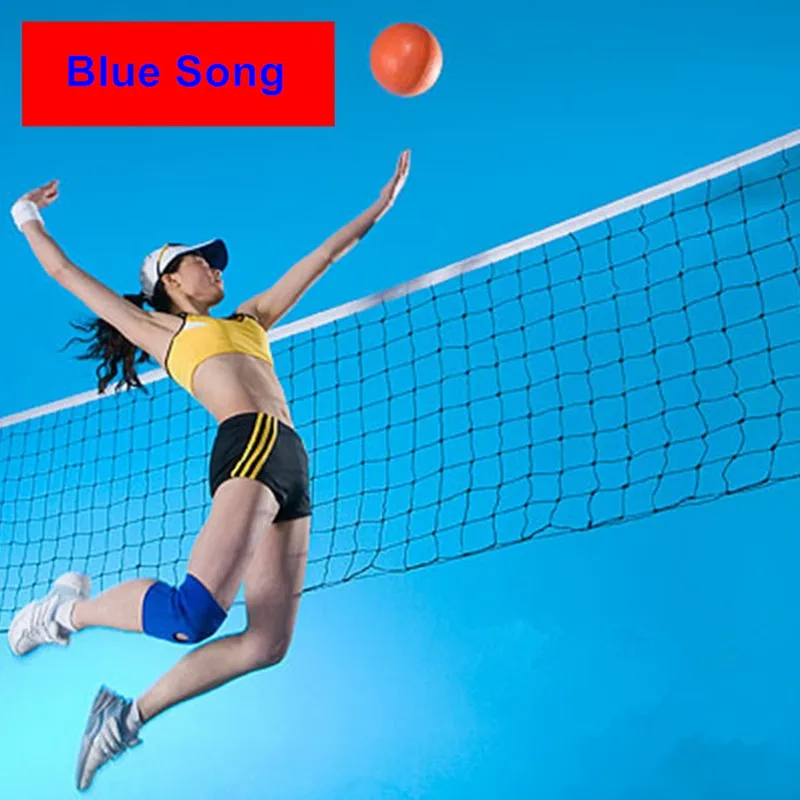 

High Quality Universal style 9.5mx1m volleyball net polyethylene non-absorbent material anti - aging Beach Volleyball Net