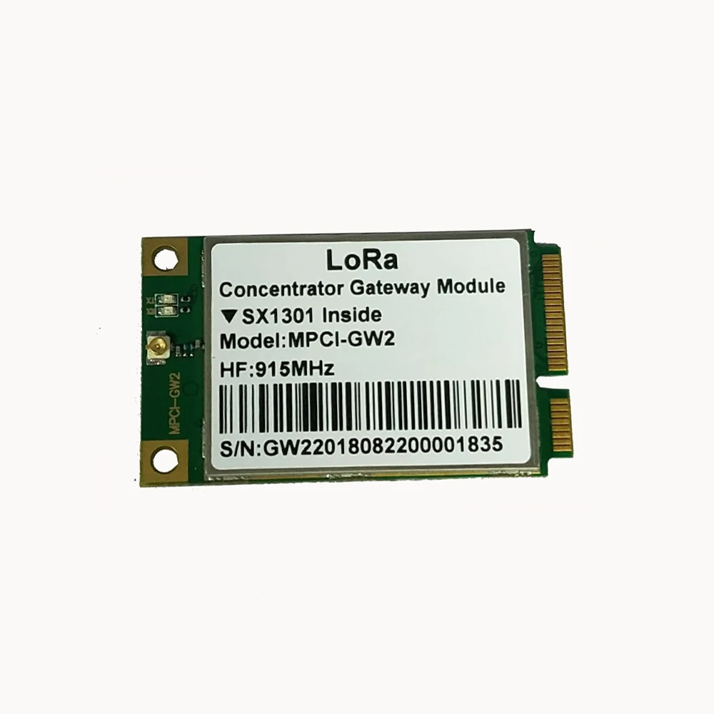 Модуль шлюза концентратора MINI PCIE LoRa LoRawan 1.0.2 на основе чипа SX1301 с SPI и интерфейсом