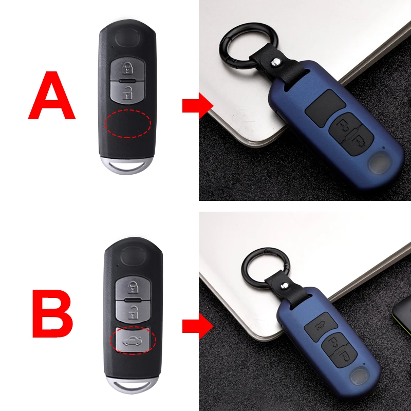 АБС-пластик+ силиконовый чехол для ключей от машины крышка для Mazda 2 3 6 Axela Atenza CX-5 CX5 CX-7 CX-9 cx-8 CX-3- Smart 2/3 кнопки