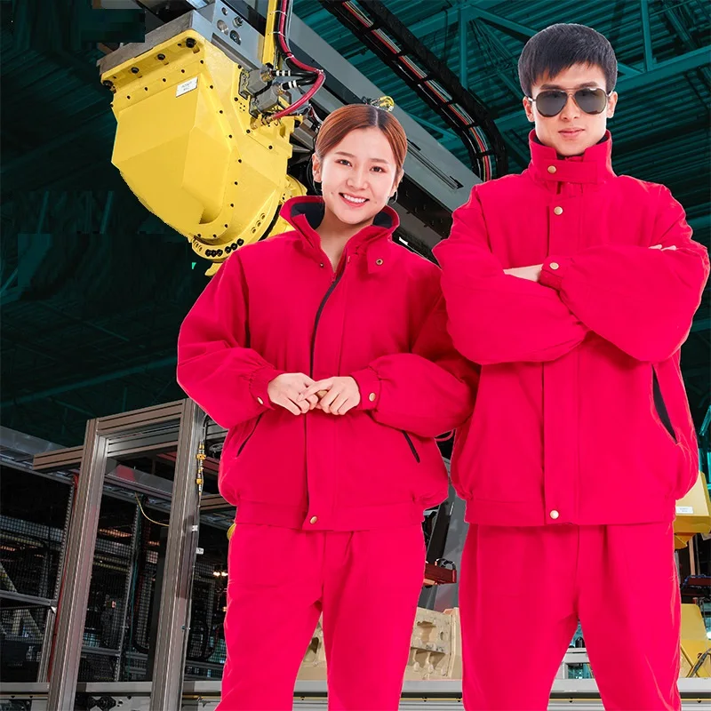 winter-uniform-men-women-worker-clothing-thick-cotton-padded-workwear-suits-stand-collar-repairman-gas-station-worker-uniforms