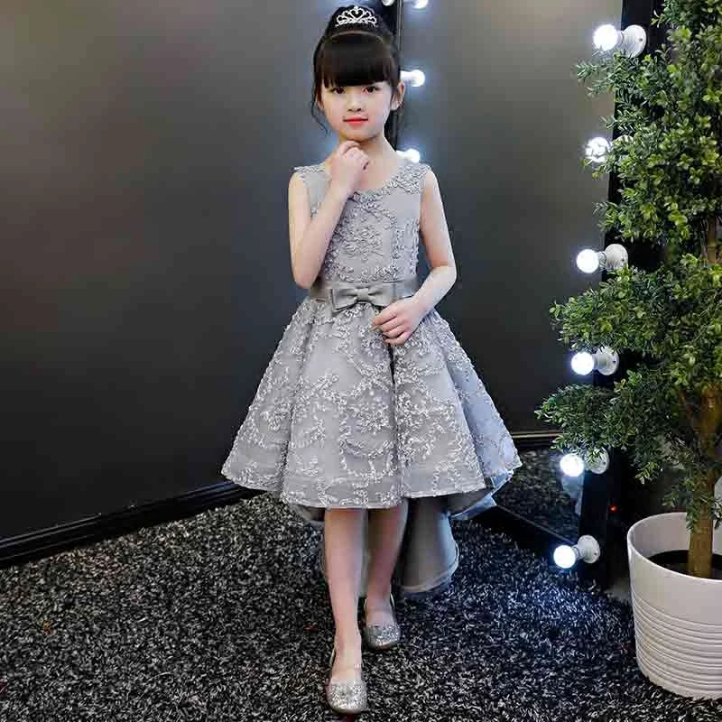 2018 winter lace girl hi-lo dress for wedding girl party wear plus little lady evening prom gown teenage kid clothes frocks 2018 winter lace girl hi-lo dress for wedding girl party wear plus little lady evening prom gown teenage kid clothes frocks