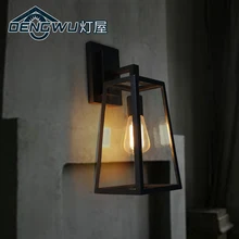 Светящийся дом Лофт лестницы открытый креативный Ретро промышленный коридор настенный светильник спальня прикроватная лампа Европейский стиль бар и FG258
