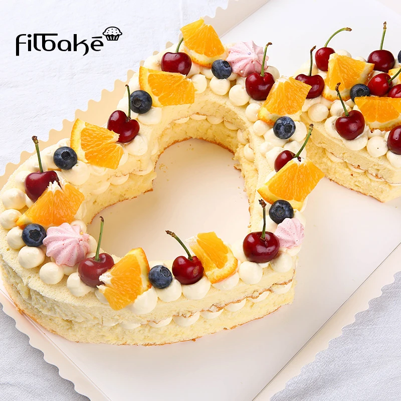 

FILBAKE DIY Pan Baking Tool Plastic Cake Plate Turntable Rotating Anti-skid Heart Cake Stand Decorating Rotary Table Kitchen