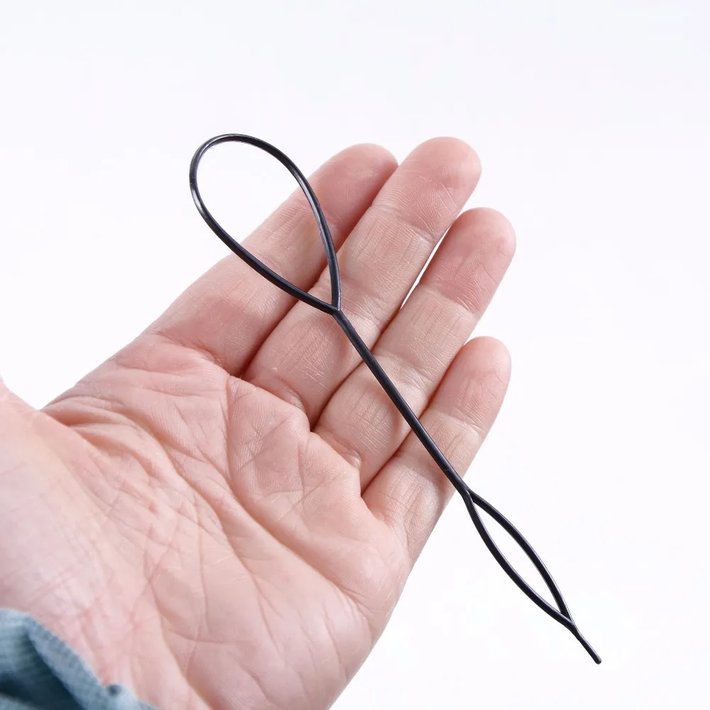 2pcs/set Pull Hair Needle Ponytail Hair Braider Creator Loop Styling Tail Clip Hair Braid Maker Styling DIY Tools 2pcs/set Pull Hair Needle Ponytail Hair Braider Creator Loop Styling Tail Clip Hair Braid Maker Styling DIY Tools