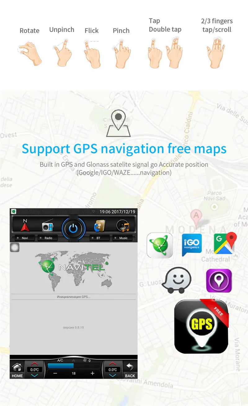 Clearance 12.1 inch Android 32GB Multimedia Player for Toyota Camry 2012-2017 radio GPS Navigation Player 5