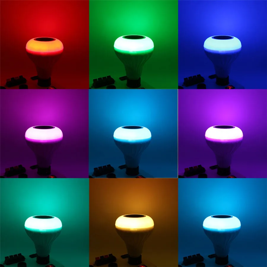 SXZM-Music-RGBW-led-bulb-E27-7W-with-Bluetooth-remote-controller-AC85-265V-16million-colors-magic